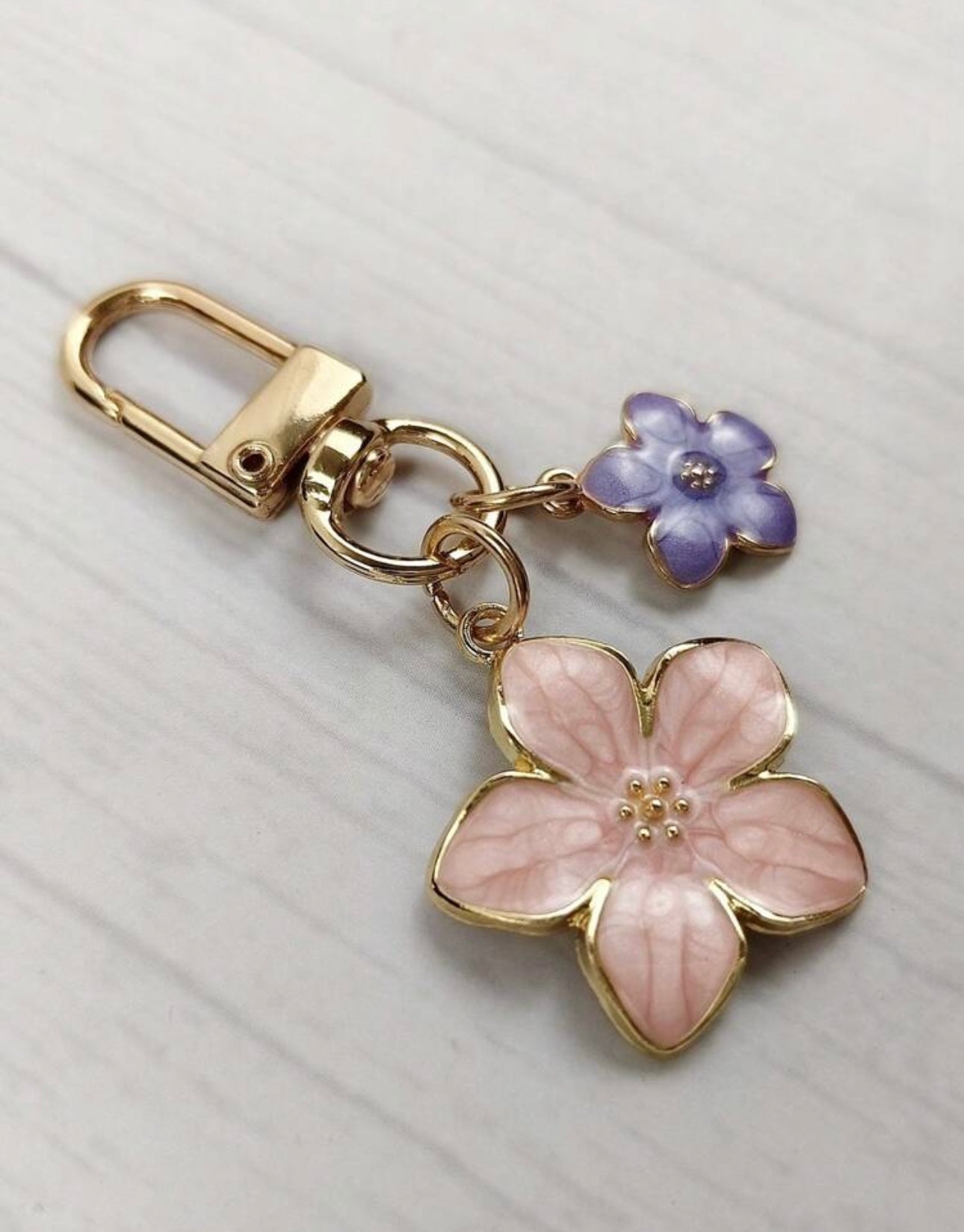 Cherry blossom keychain